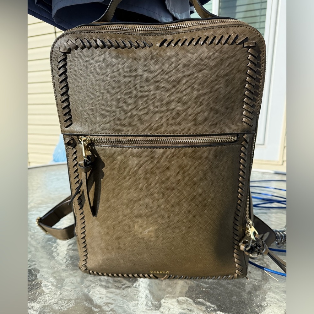 Calpak Kaya Mocha 17 in backpack